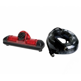 1 - Cámara de Marcha Atrás HD Tercer Parada para Fiat Ducato 06-24 Cable 15m Incluido